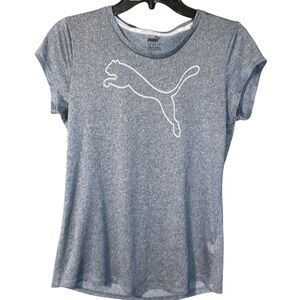 Puma Women's Blue Graphic Tee